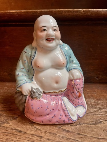 Sculpture grand bouddha rieur - sculpture,