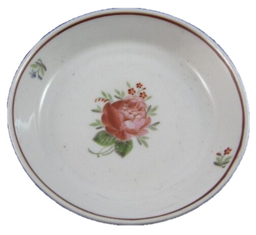 Sous tasse florale - sous-tasse, en