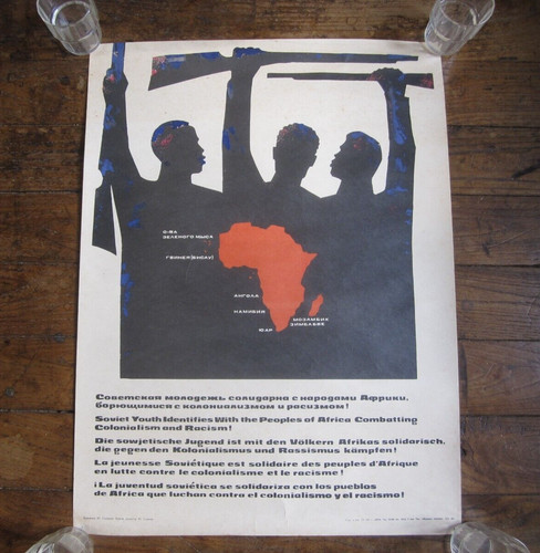 Affiche contre colonialisme - contre,
