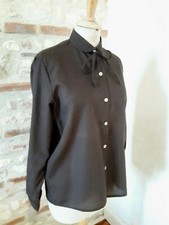 CHEMISIER CHEMISE marron coton