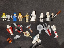 Lot Figurines LEGO STAR WARS + vaisseaux 