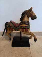 Cheval En Bois Jouet Ancien H