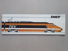 Dépliant publicitaire pour le premier TGV - SNCF