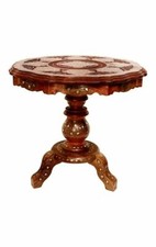 Table D'Appoint Ronde Pliante