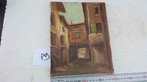 Tableau huile sur - p9,