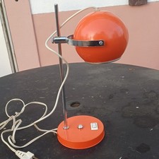 Lampe bureau vintage orange