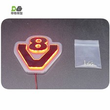 Éclairage en aluminium rouge