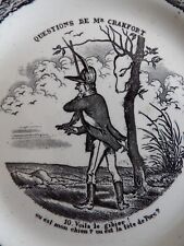 Assiette parlante HB Choisy le Roi Mr Crakfort N° 10