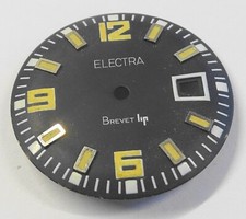 CADRAN D'ORIGINE STOCK LIP 1970 MONTRE ELECTRA BREVET LIP