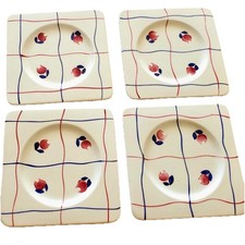 Ancien Lot 6 Petites Assiettes