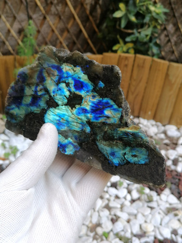 Labradorite polie face - , avant