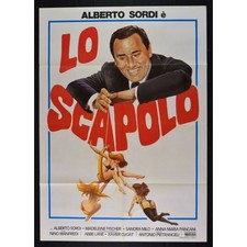 Affiche LO SCAPOLO Alberto Sordi Antonio Pietrangeli Sandra Milo Manfredi M325
