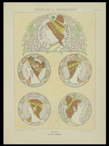 Emaux art nouveau - art,