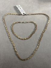 Parure collier bracelet argent