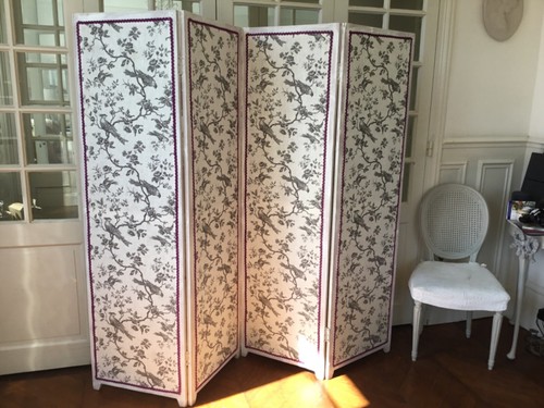 Paravent bois shabby - , 4