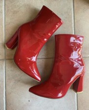 Bottines Vinyl Red