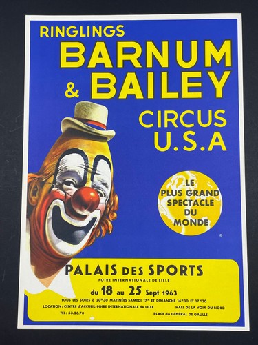 Affiche ancienne cirque