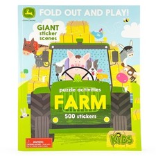 Jack Redwing John Deere Kids Farm: 500 Stickers and Puzzle Activities (Poche)