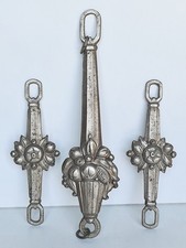 3 éléments de lustre tiges