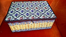 ANCIENNE  BOITE  A COUTURE     28 X 20 X 12CM