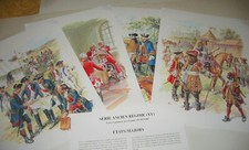 Série de 4  PLANCHES