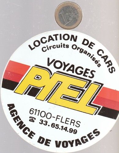 Autocollant voyages piel - voyages, à