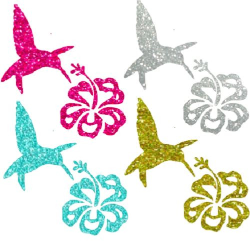 Glitter hummingbird hibiscus - hummingbird, &