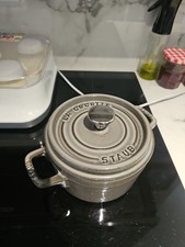 Ancienne Cocotte En Fonte Émaillée 16cm Staub Parfait Etat Jamais Servi