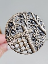 EPINGLE A CHAPEAU ANCIENNE ART NOUVEAU DIAMÈTRE 4,1 cm