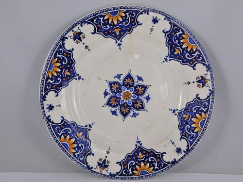 Assiette xixeme faience - ,