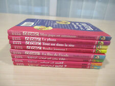 CEDRIC / TITEUF - Lot 8 livres bibliothèque rose