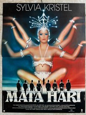 MATA HARI, Affiche de cinéma originale 1985, Sylvia Kristel, poster 40X50, film