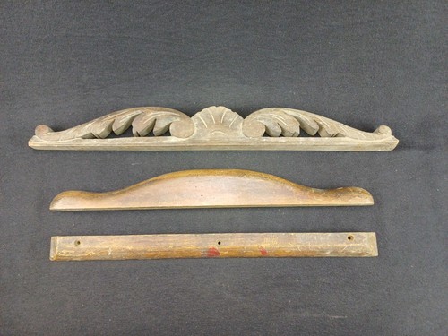 Lot fronton bois - x3,
