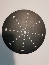 MECCANO PLAQUE CIRCULAIRE NOIRE diam 15 cm ref 146