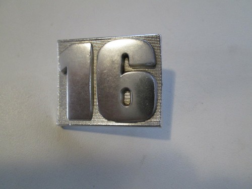 Sigle insigne logo aluminium