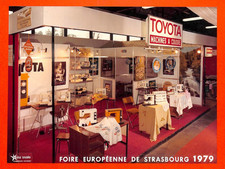 MACHINE A COUDRE ( SEWING MACHINE ) TOYOTA / PHOTO GF / FOIRE DE STRASBOURG 1979