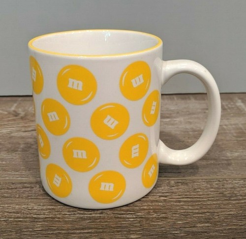 Vintage yellow brand mug - vintage,