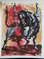 Walter SPITZER (1927-2021) LITHO ORIGINALE ECOLE DE PARIS JUDAICA POLOGNE 1965 e