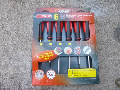 Jeu six tournevis sam tbj1z - de,