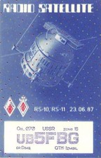 CPA RUSSIE RADIO SATELLITE