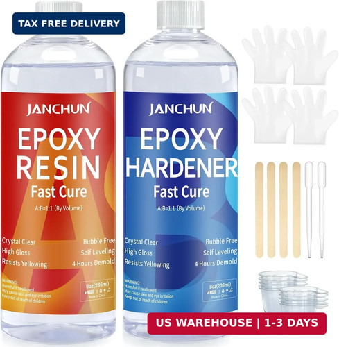 Durable crystal clear epoxy - durable,