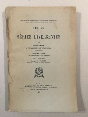 Leçons sur les séries