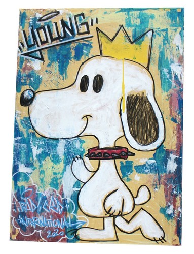 Snoopy art street pop - -,