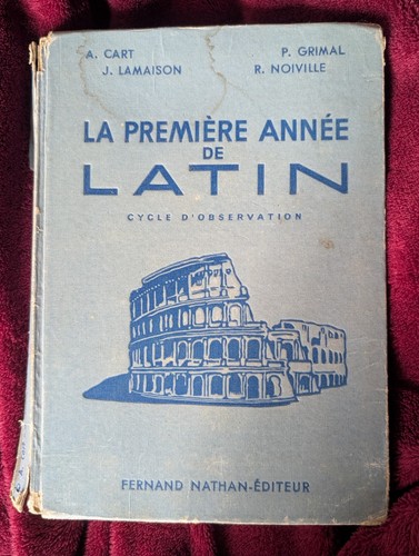 Première année latin - la,