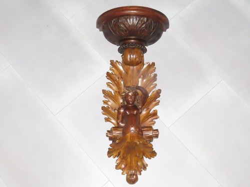 Figurine bois console - en,