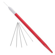  1 ensemble d'outils de re-racinage de cheveux de poupée avec aiguilles de