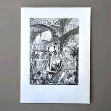 Piranèse Planche N° 2 Prisons Imaginaires Club Français du Livre 1970 44 x 32 cm