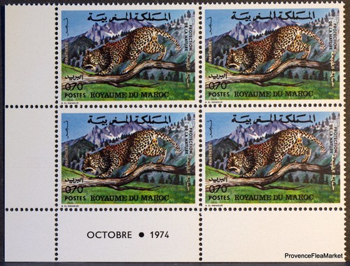 Maroc morocco timbres bloc - maroc, de