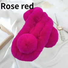 Femmes Fausse Fourrure Col Écharpe Étole Châle Pom Drapé Chaud Thermique Hiver