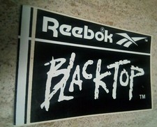 ADESIVO Sticker REEBOK BLACKTOP Vintage 